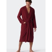 Herren Bademantel Elegant Kimono - bordeaux