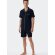 Herren Pyjama Fine Interlock - dunkelblau