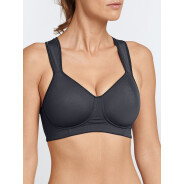 Damen Sport-BH Softcup - anthrazit