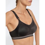 Damen Sport-BH High Impact - schwarz