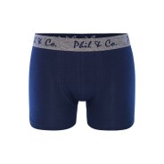 Herren 6-Pack Retro Pants Jersey - navy-grau