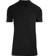 HOM - Mens - T-Shirt Screwneck 'Harro New' - Classic Cotton Underwear - black combination - Grsse M