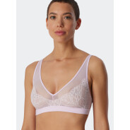 Damen Bügelloser BH Modal & Lace - zartrosa