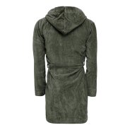 Herren Bademantel BASIC - green