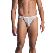 Herren String RED0965 Ministring - white