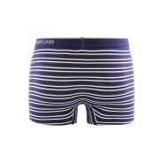 Herren 2-Pack Retro Pants Stripes - navy Stripes, navy Solid