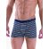 Herren 2-Pack Retro Pants Stripes - navy Stripes, navy Solid
