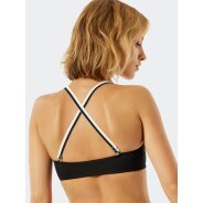 Damen Bügel-Bikini-Top Aqua Californian Dream - schwarz