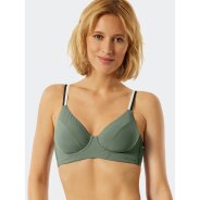Damen Bügel-Bikini-Top Aqua Californian Dream - khaki