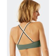 Damen Bügel-Bikini-Top Aqua Californian Dream - khaki
