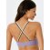 Damen Bügel-Bikini-Top Aqua Californian Dream - lila