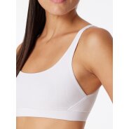 Damen Bustier Pure Rib - weiss