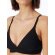 Damen Bügelloser BH Pure Rib - schwarz