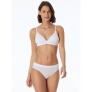 Damen Bügelloser BH Pure Rib - weiss