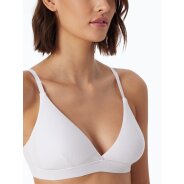 Damen Bügelloser BH Pure Rib - weiss