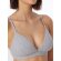 Damen Bügelloser BH Pure Rib - grau-mel.