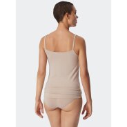 Damen 4-Pack Spaghettitop Modal Essentials - sand