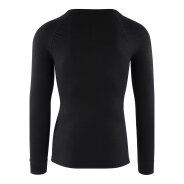Unisex Thermounterhemd Thermal Longsleeve - O-Neck - Black