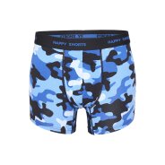 Herren 3-Pack Retro Pants Jersey - Blue Camouflage
