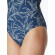 Damen Badeanzug Ocean Swim - blau, weiß