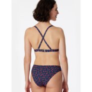 Damen Triangel-Bikini-Top Mix & Match Swim - blau, rot