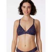Damen Triangel-Bikini-Top Mix & Match Swim - blau, rot