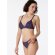 Damen Triangel-Bikini-Top Mix & Match Swim - blau, rot