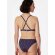 Damen Triangel-Bikini-Top Mix & Match Swim - blau, rot