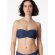 Damen Bustier-Bikini-Top Mix & Match Swim - blau