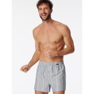 Herren 2-Pack Boxershorts Baumwolle Web - dunkelblau