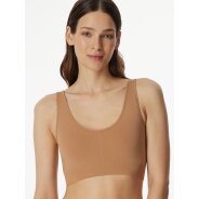 Damen Bustier Casual Seamless - maple