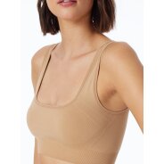 Damen Bustier Casual Seamless - maple