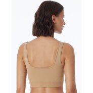 Damen Bustier Casual Seamless - maple