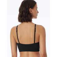 Damen Bustier mit herausnehmbaren Pads - Casual Seamless - schwarz