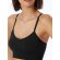 Damen Bustier mit herausnehmbaren Pads - Casual Seamless - schwarz