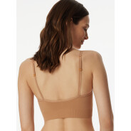 Damen Bustier mit herausnehmbaren Pads - Casual Seamless - maple