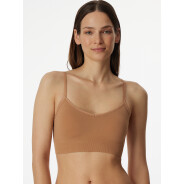 Damen Bustier mit herausnehmbaren Pads - Casual Seamless - maple