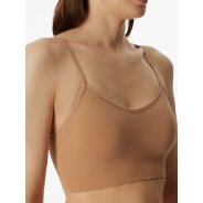 Damen Bustier mit herausnehmbaren Pads - Casual Seamless - maple