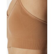 Damen Bustier mit herausnehmbaren Pads - Casual Seamless - maple