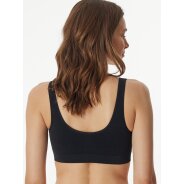 Damen Bustier-Bikini-Top mit herausnehmbaren Pads - Classic Seamless - schwarz