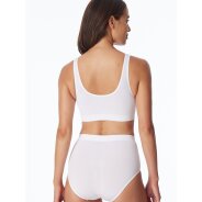 Damen Bustier-Bikini-Top mit herausnehmbaren Pads - Classic Seamless - weiss