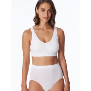 Damen Bustier-Bikini-Top mit herausnehmbaren Pads - Classic Seamless - weiss