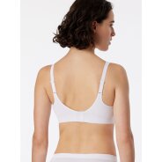 Damen Bügelloser BH mit herausnehmbaren Pads - Classic Seamless - weiss