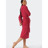 Damen Bademantel Feather Terry - rot