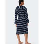 Damen Bademantel Feather Terry - navy