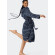 Damen Bademantel Feather Terry - navy