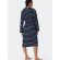 Damen Bademantel Feather Terry - navy
