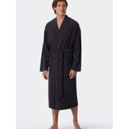 Herren Bademantel Feather Terry - anthrazit