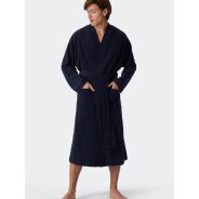 Herren Bademantel Feather Terry - dunkelblau