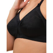 Damen Bügelloser BH Doreen + Cotton - BLACK
